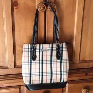 Plaid handbag
